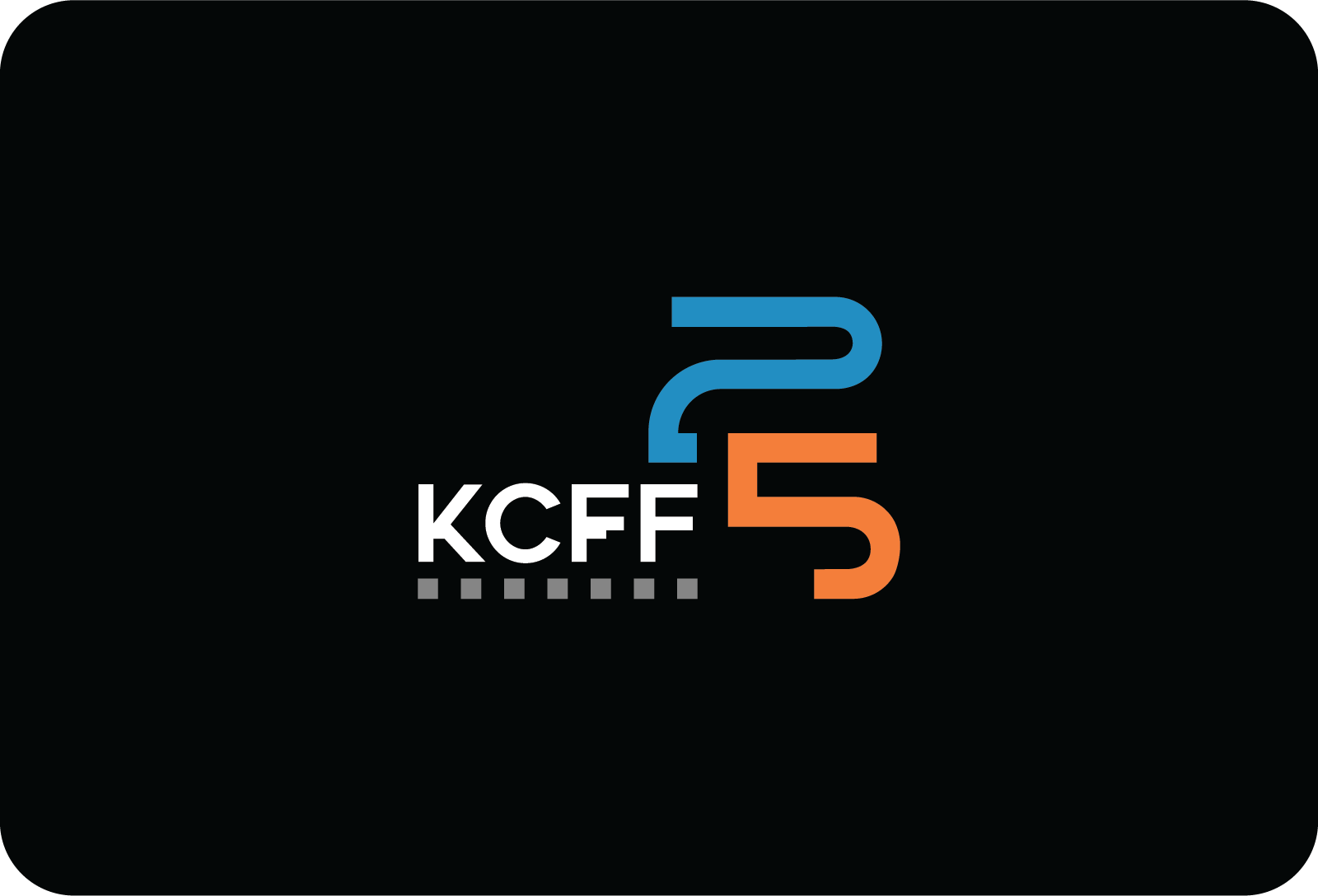 Kingston Canadian Film Festival 25th-anniversary identity