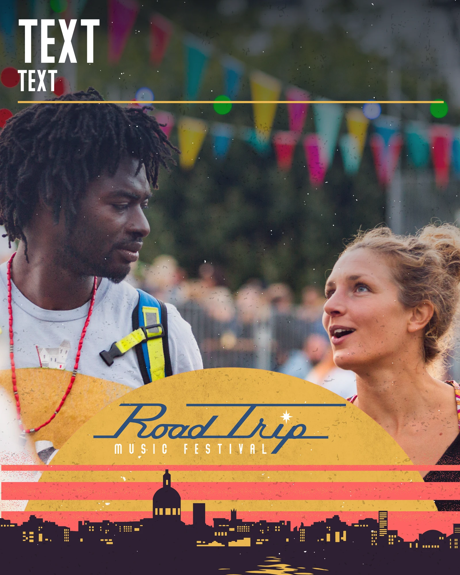 RoadTrip Instagram template for campaign information